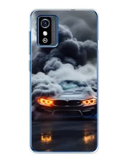 Чехол для ZTE Blade L9 с картинкой «BMW в дыму»