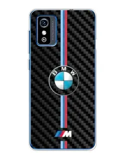 Чехол для ZTE Blade L9 с картинкой «Эмблема BMW и карбон»