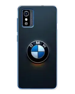 Чехол для ZTE Blade L9 с картинкой «Логотип BMW — минимализм»