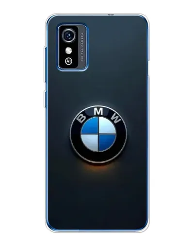 Чехол для ZTE Blade L9 с картинкой «Логотип BMW — минимализм»