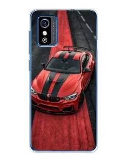 Чехол для ZTE Blade L9 с картинкой «BMW на красной дорожке»