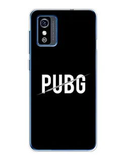 Чехол для ZTE Blade L9 с картинкой «PUBG — белый логотип»