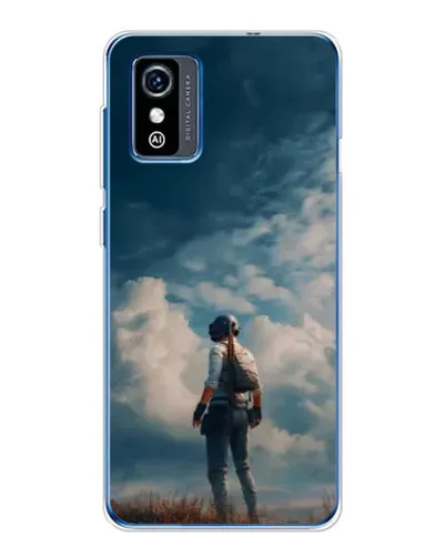 Чехол для ZTE Blade L9 с картинкой «Герой PUBG на скале»