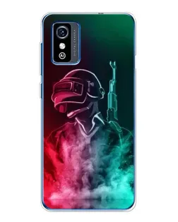 Чехол для ZTE Blade L9 с картинкой «PUBG — огненный воин»
