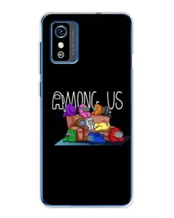 Чехол для ZTE Blade L9 с картинкой «Логотип Among Us»