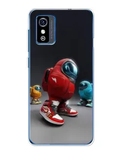 Чехол для ZTE Blade L9 с картинкой «Among Us — 3D стиль»