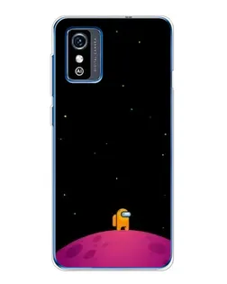 Чехол для ZTE Blade L9 с картинкой «Одинокий герой на планете»