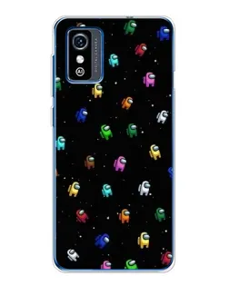Чехол для ZTE Blade L9 с картинкой «Экипаж Among Us»