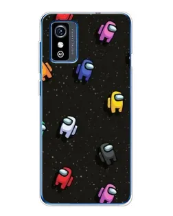 Чехол для ZTE Blade L9 с картинкой «Космический паттерн Among Us»