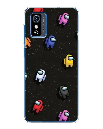 Чехол для ZTE Blade L9 с картинкой «Космический паттерн Among Us»