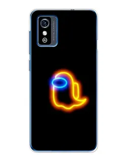 Чехол для ZTE Blade L9 с картинкой «Among Us неоновое сияние»