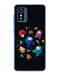 Чехол для ZTE Blade L9 с картинкой «Among Us космос»