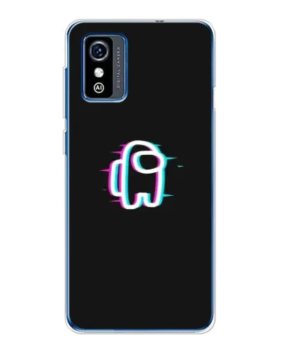 Чехол для ZTE Blade L9 с картинкой «Among Us неон»