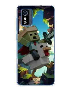 Чехол для ZTE Blade L9 с картинкой «Стив и гусь»