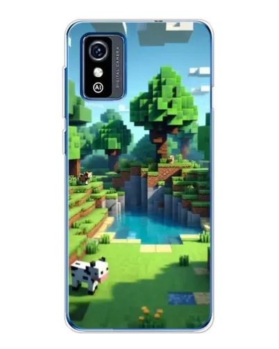 Чехол для ZTE Blade L9 с картинкой «Minecraft летний день»