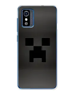 Чехол для ZTE Blade L9 с картинкой «Черный крипер градиент»