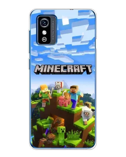 Чехол для ZTE Blade L9 с картинкой «Minecraft классический мир»
