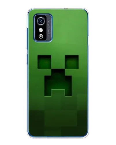 Чехол для ZTE Blade L9 с картинкой «Крипер микро-дизайн»