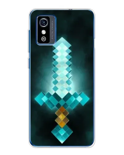 Чехол для ZTE Blade L9 с картинкой «Алмазный меч неон»