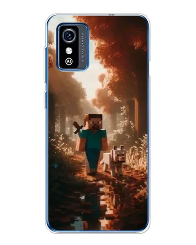 Чехол для ZTE Blade L9 с картинкой «Стив в лесу»