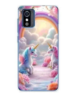 Чохол для ZTE Blade L9 з картинкою «Веселка і єдинороги» Чохол для ZTE Blade L9 з картинкою «Веселка і єдинороги»
