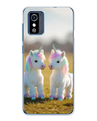 Чехол для ZTE Blade L9 с картинкой «Пара единорогов» Чехол для ZTE Blade L9 с картинкой «Пара единорогов»