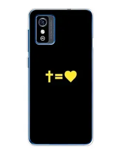 Чохол для ZTE Blade L9 з картинкою «Серце та Хрест»