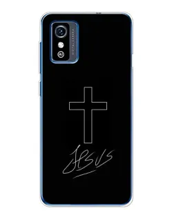 Чохол для ZTE Blade L9 з картинкою «Графічний хрест Jesus»