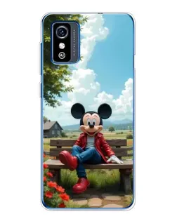 Чохол для ZTE Blade L9 з картинкою «Міккі на лавці»