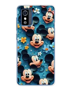 Чохол для ZTE Blade L9 з картинкою «Паттерн Міккі та Мінні»