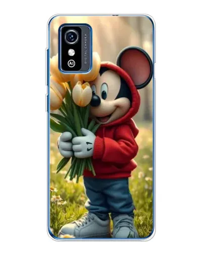 Чохол для ZTE Blade L9 з картинкою «Міккі з тюльпанами» Чохол для ZTE Blade L9 з картинкою «Міккі з тюльпанами»