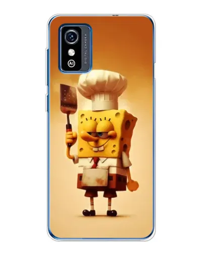 Чехол для ZTE Blade L9 с картинкой «Губка Боб повар»