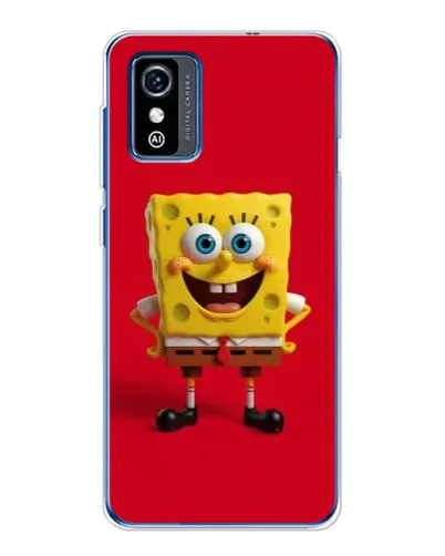 Чехол для ZTE Blade L9 с картинкой «Спанч Боб на красном»