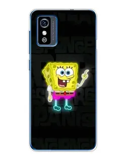 Чехол для ZTE Blade L9 с картинкой «Неоновый Губка Боб»