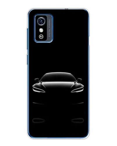 Чехол для ZTE Blade L9 с картинкой «Силуэт Tesla Night»