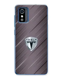 Чехол для ZTE Blade L9 с картинкой «Металлическая текстура Tesla»