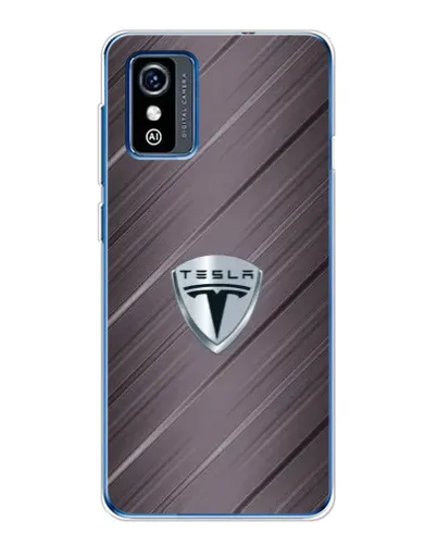 Чехол для ZTE Blade L9 с картинкой «Металлическая текстура Tesla»