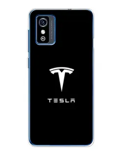 Чехол для ZTE Blade L9 с картинкой «Tesla White Logo»