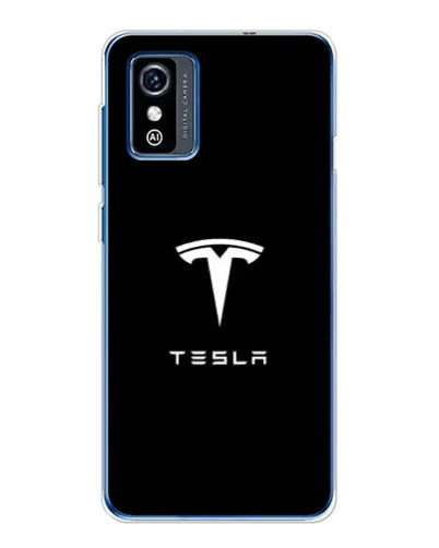Чехол для ZTE Blade L9 с картинкой «Tesla White Logo»