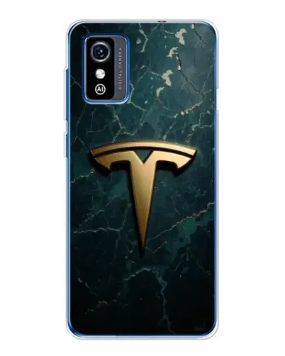 Чехол для ZTE Blade L9 с картинкой «Мраморная Tesla Gold»
