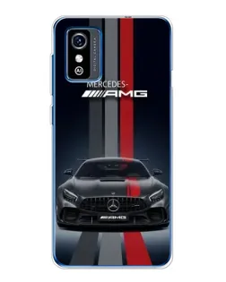 Чохол для ZTE Blade L9 з картинкою «Mercedes — білий карбон»