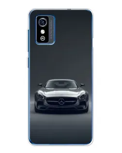 Чехол для ZTE Blade L9 с картинкой «Mercedes на черном»