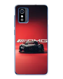Чехол для ZTE Blade L9 с картинкой «Mercedes AMG — красная линия»