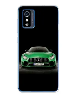 Чехол для ZTE Blade L9 с картинкой «Mercedes — неоновый лого»