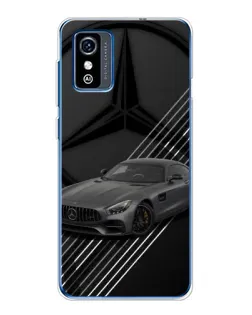 Чехол для ZTE Blade L9 с картинкой «Mercedes AMG — графика»