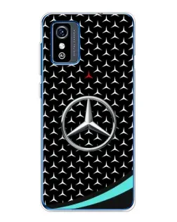 Чехол для ZTE Blade L9 с картинкой «Mercedes — бирюзовый акцент»