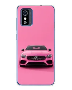 Чохол для ZTE Blade L9 з картинкою «Рожевий Mercedes AMG»