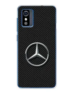 Чохол для ZTE Blade L9 з картинкою «Карбоновий Mercedes стиль»