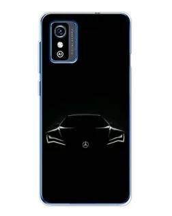 Чохол для ZTE Blade L9 з картинкою «Mercedes — силует авто»