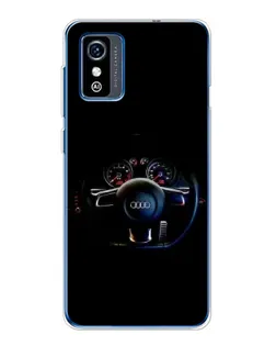 Чохол для ZTE Blade L9 з картинкою «Салон Audi — кермо»